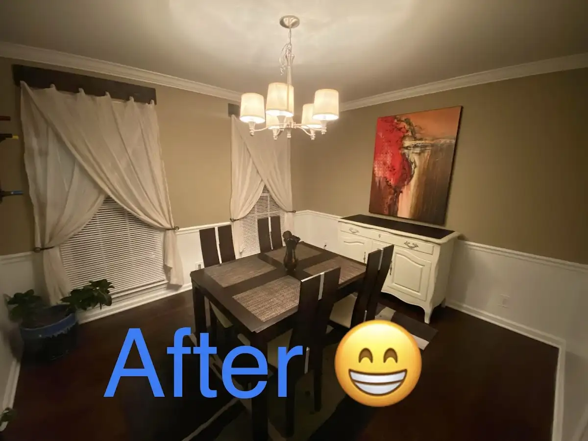 Professional dining room restoration after water damage in DeFuniak Springs